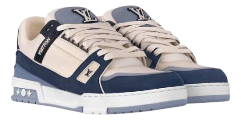 TRAINER NAVY BEIGE MESH
