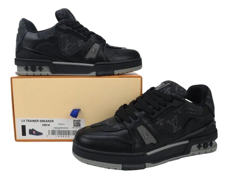 TRAINER LV NIGO BLACK DENIM