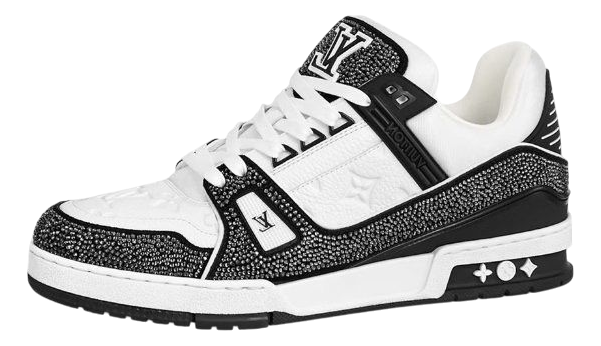 TRAINER LV BIANCHE SWAROVSKY