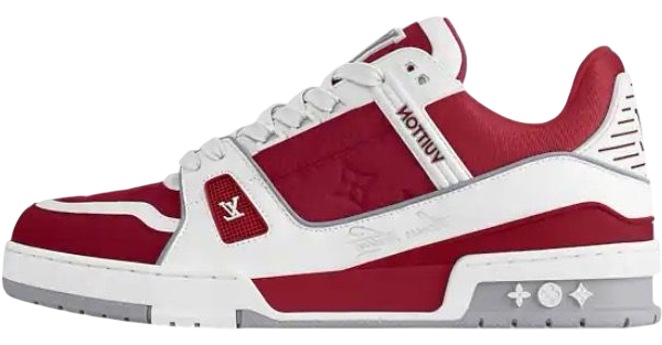 TRAINER LV MONOGRAM ROSSA/BIANCA