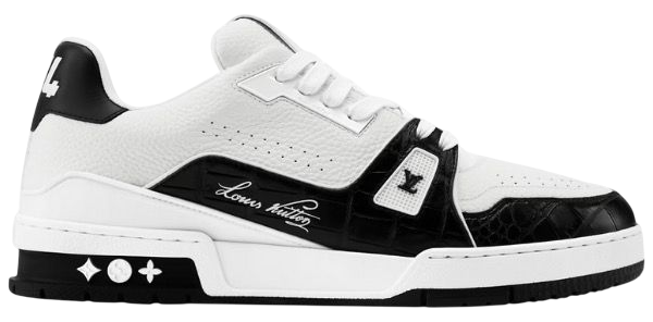 TRAINER LV NERE/WHITE