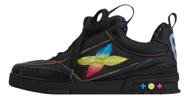 LV SKATE BLACK MULTICOLOR