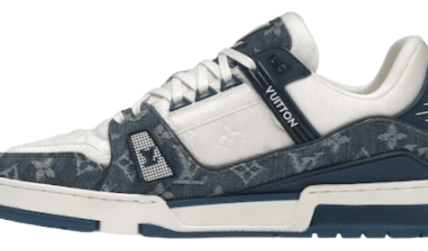 Trainer Monogram Denim White Blue