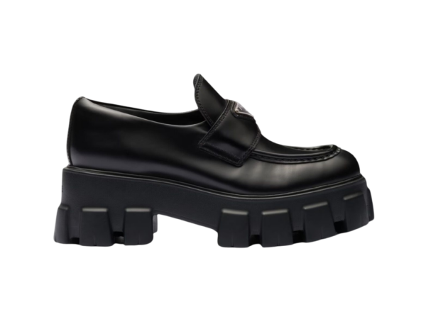 MOCASSINO - PRADA MONOLITH IN MV SPAZZOLATA