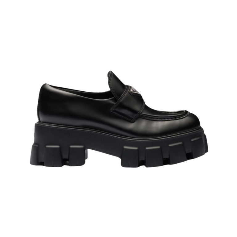 MOCASSINO - PRADA MONOLITH IN MV SPAZZOLATA