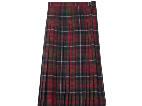 GONNE - BURBERRY KILT MIDI IN MISTO LANA CHECK
