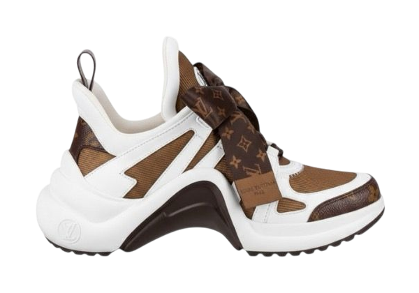 SCARPE - LOUIS VUITTON ARCHLIGHT IN PATENT MONOGRAM BIANCHE