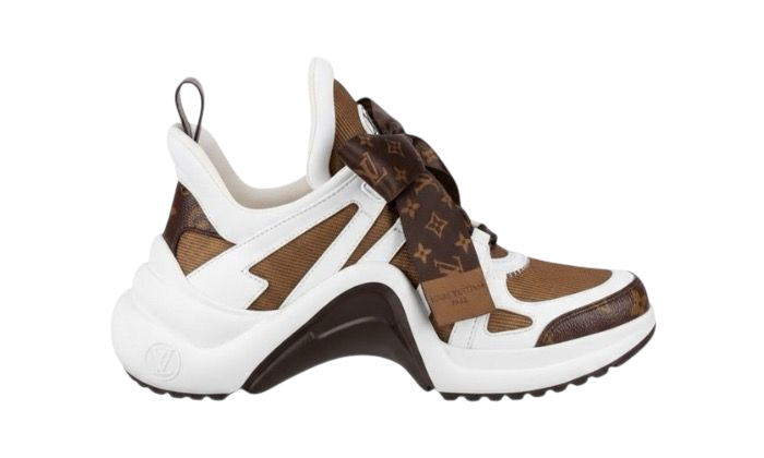 SCARPE - LOUIS VUITTON ARCHLIGHT IN PATENT MONOGRAM BIANCHE