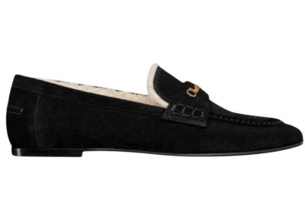 MOCASSINO - DIOR IN VITELLO SCAMOSCIATO NERO