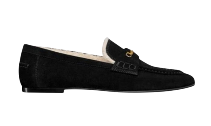 MOCASSINO - DIOR IN VITELLO SCAMOSCIATO NERO