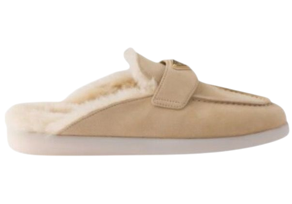 SANDALI - PRADA SABOT SCAMOSCIATISC