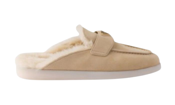 SANDALI - PRADA SABOT SCAMOSCIATISC