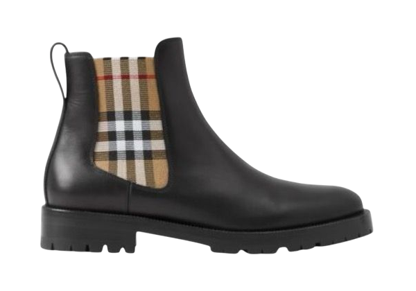 STIVALI - BURBERRY CHELSEA IN NERO