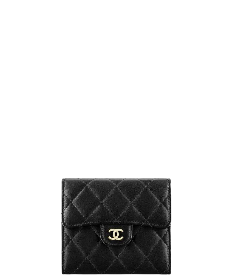 PORTAFOGLIO - CHANEL CLASSIC NERO/ARGENTO