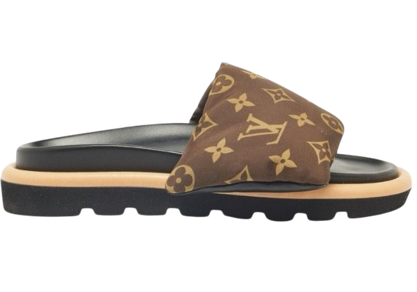 SANDALI - LOUIS VUITTON POOL PILLOW MARRONE/NERO
