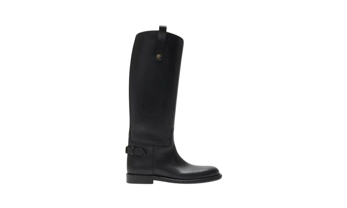 STIVALI - BURBERRY CAVALIERI IN NERO