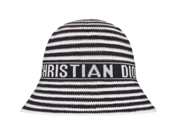 BERRETTO - DIOR MAGLIA BIANCA E BLU NAVY
