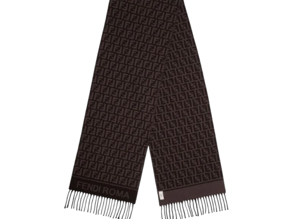 SCIARPA - FENDI IN LANA E CASHMERE BORGOGNA