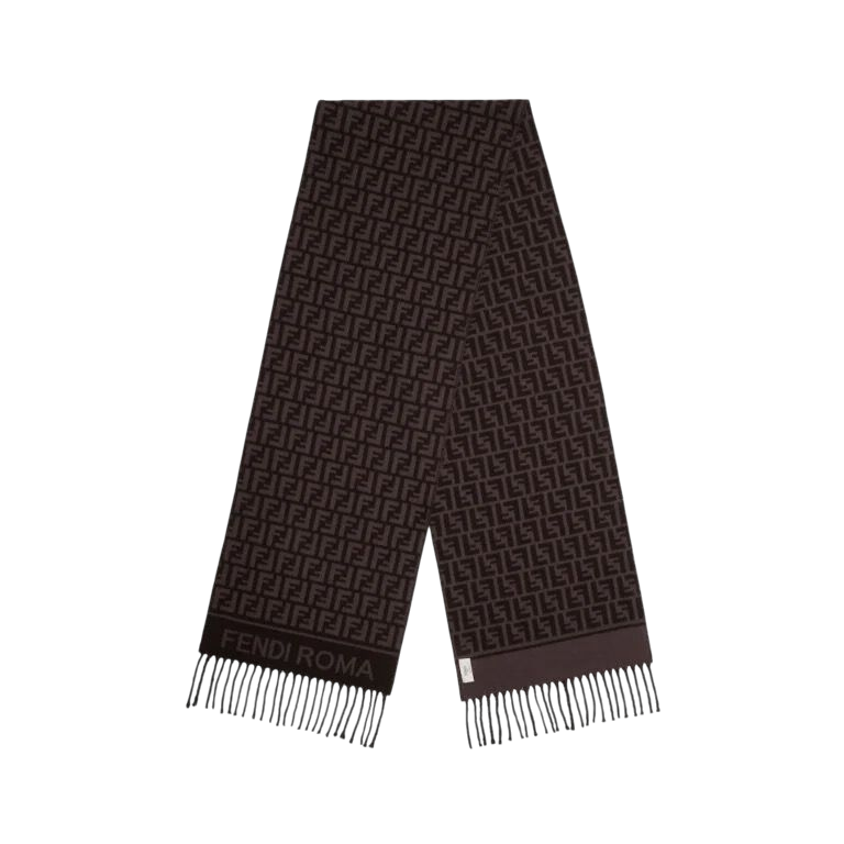 SCIARPA - FENDI IN LANA E CASHMERE BORGOGNA