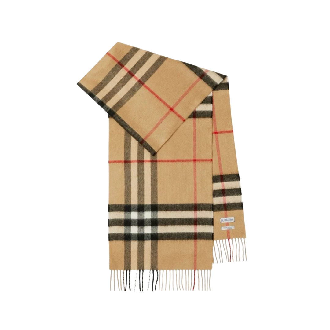 SCIARPA - BURBERRY CHECK IN CASHMERE