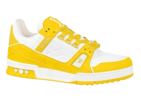 SCARPE - LOUIS VUITTON TRAINER MONOGRAM GIALLO BIANCO