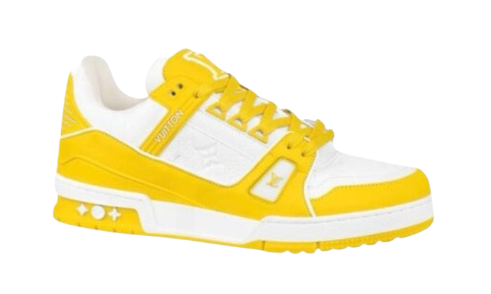 SCARPE - LOUIS VUITTON TRAINER MONOGRAM GIALLO BIANCO