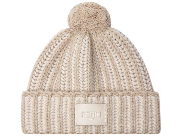 BERRETTO - FENDI IN LANA E CASHMERE AVORIO
