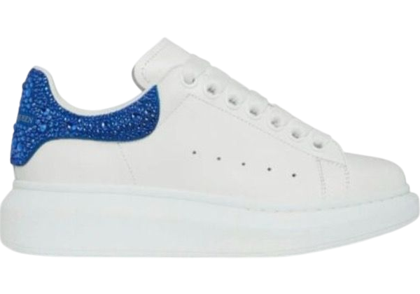 SCARPE - ALEXANDER MCQUEEN OVERSIZE BIANCA OLTREMARE CRYSTAL