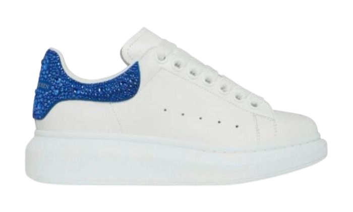 SCARPE - ALEXANDER MCQUEEN OVERSIZE BIANCA OLTREMARE CRYSTAL