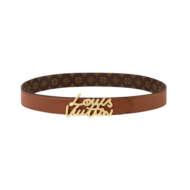 CINTURA - LOUIS VUITTON SCRIPT REVERSIBILE