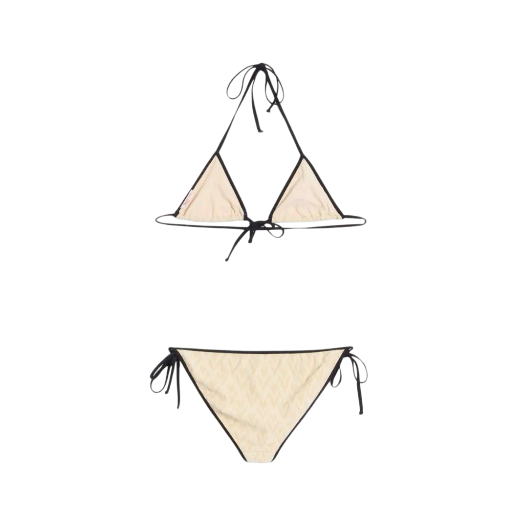 COSTUMI - VALENTINO LYCRA BIKINI BETULLA/LAVORIO