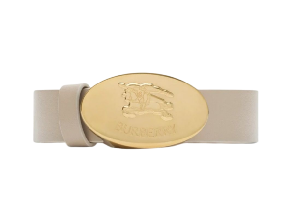 CINTURA - BURBERRY REVERSIBILE CON KNIGHT STAMP OVALE