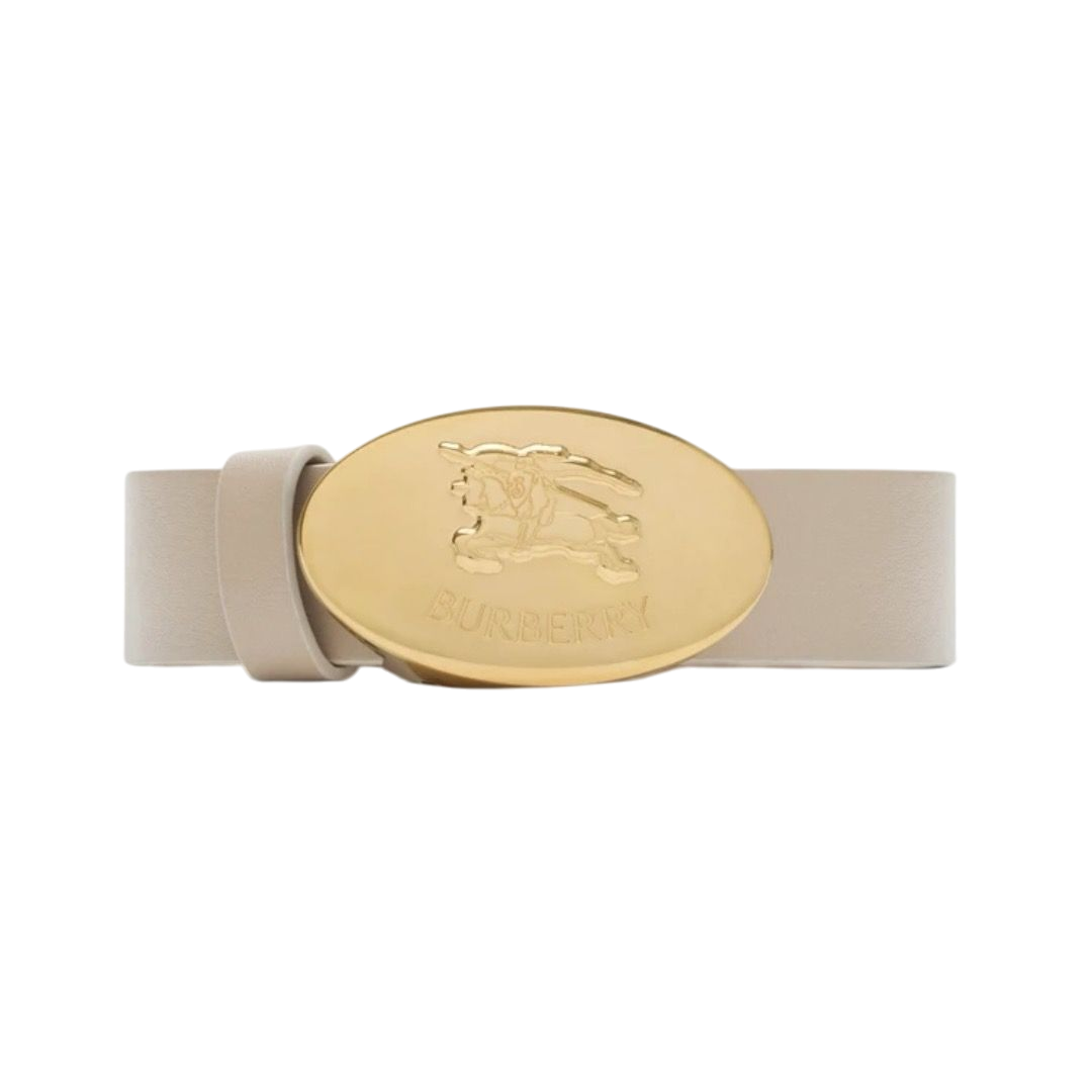 CINTURA - BURBERRY REVERSIBILE CON KNIGHT STAMP OVALE