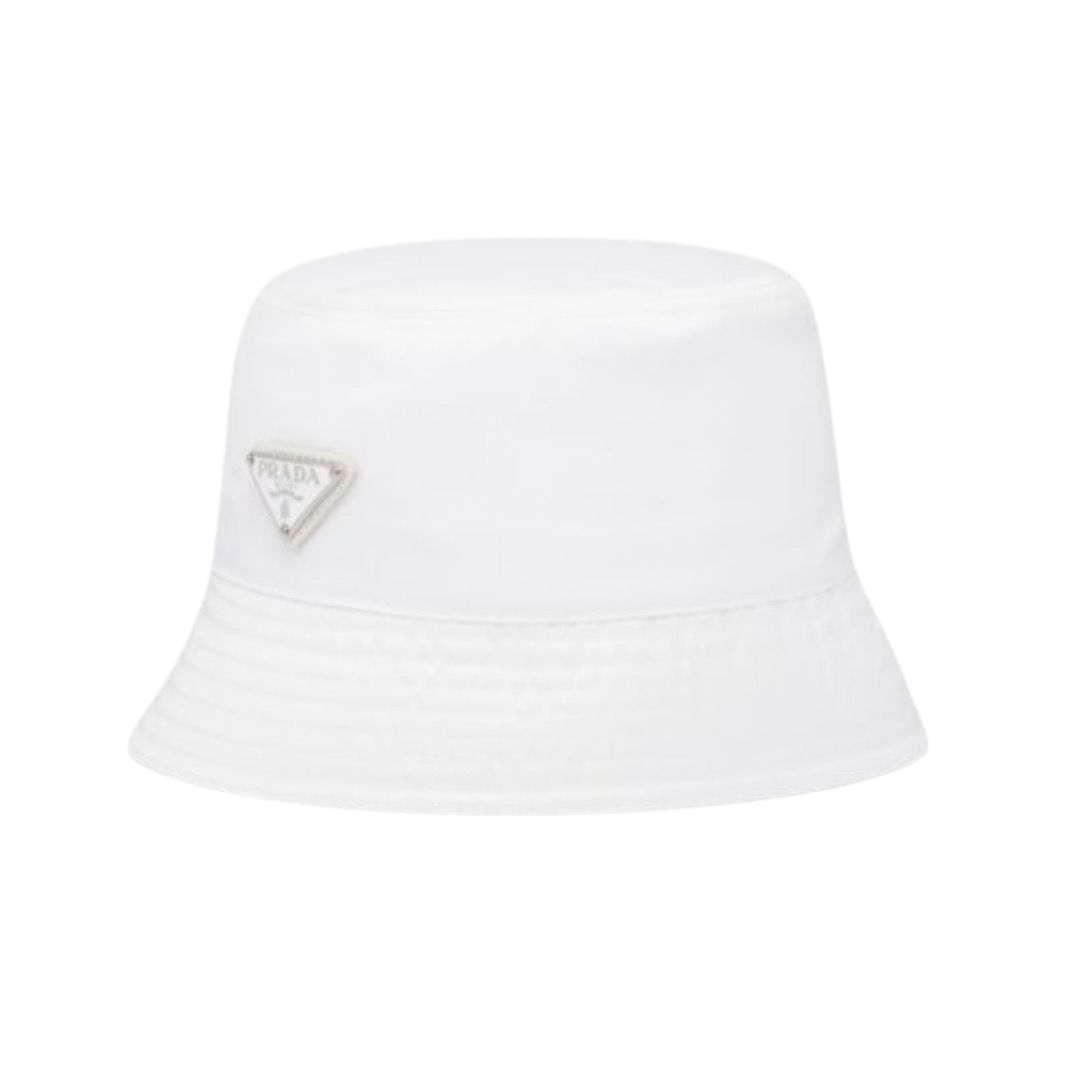 BERRETTO - PRADA RE-NYLON BIANCO
