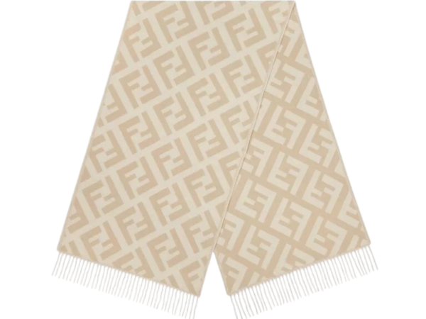 SCIARPA - FENDI IN CASHMERE BEIGE