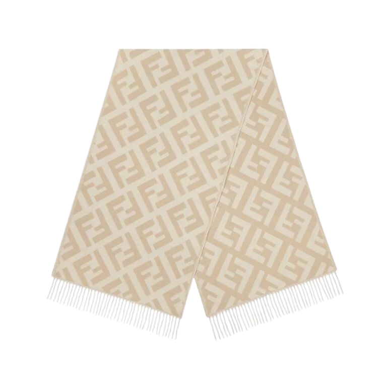 SCIARPA - FENDI IN CASHMERE BEIGE