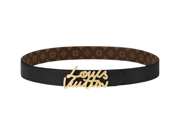 CINTURA -  LOUIS VUITTON REVERSIBILE SCRIPT