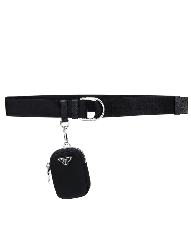 CINTURA -  PRADA MINI BORSA NERO