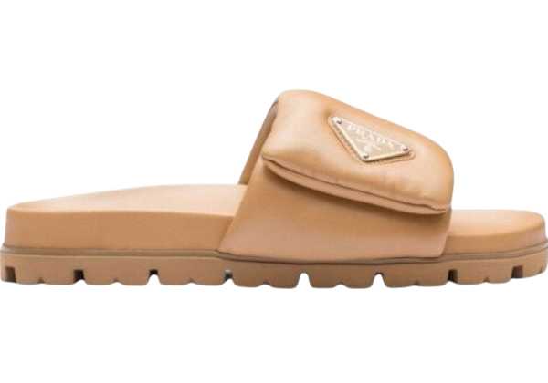 SANDALI - PRADA QUILTED SANDALS MARRONE