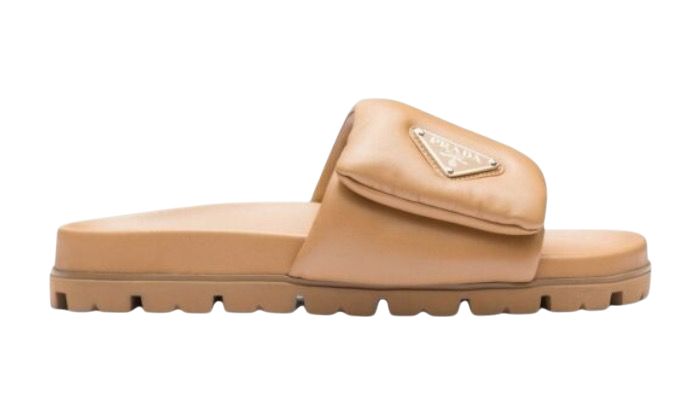 SANDALI - PRADA QUILTED SANDALS MARRONE