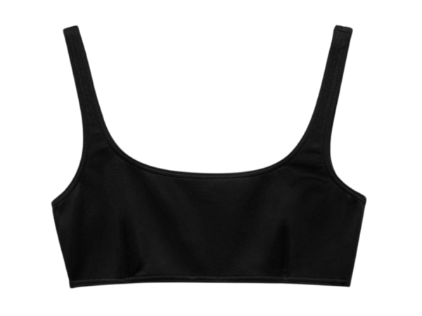 COSTUME - PRADA INTERLOCK TOP NERO