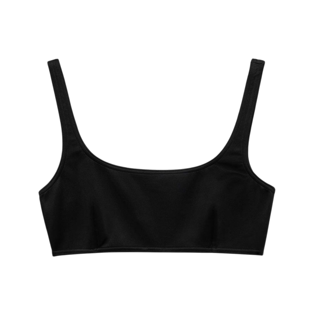 COSTUME - PRADA INTERLOCK TOP NERO