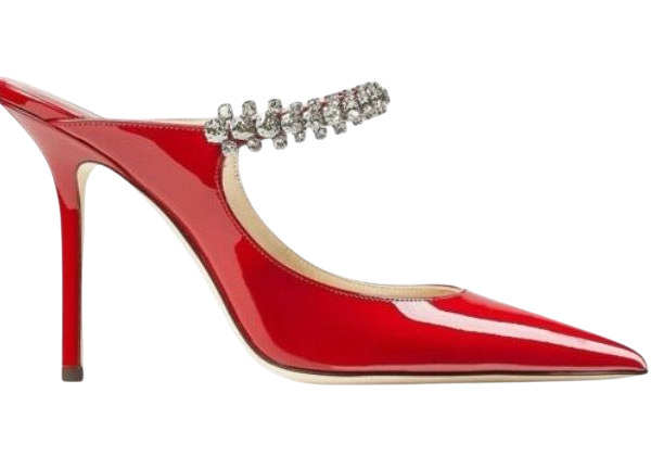 TACCHI - JIMMY CHOO BING CRISTALLI ROSSO