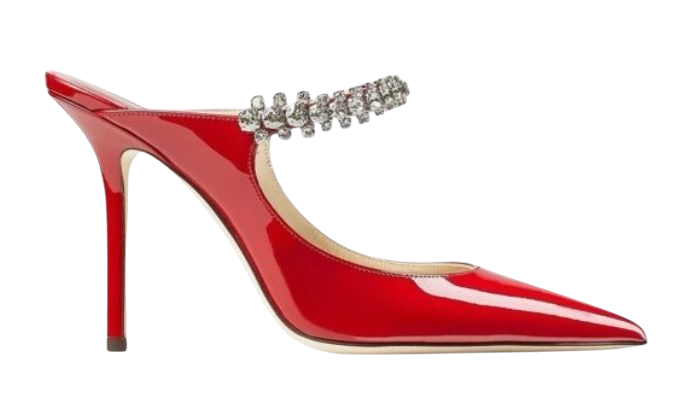 TACCHI - JIMMY CHOO BING CRISTALLI ROSSO