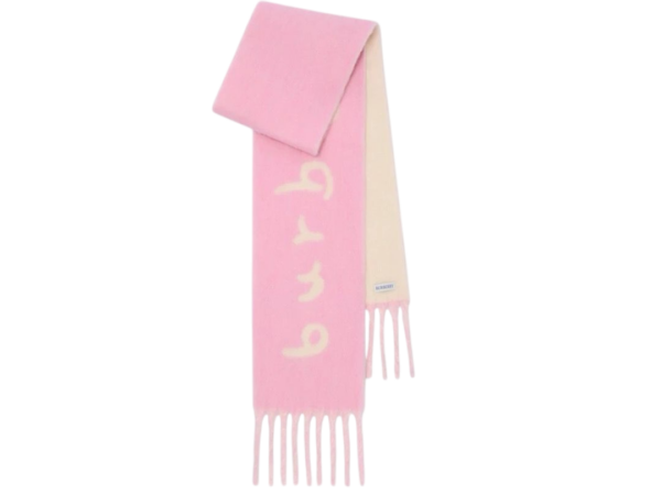 SCIARPA - BURBERRY REVERSIBILE ALPACA LOGO