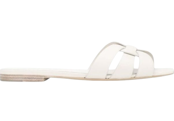 SANDALI - SAINT LAURENT TRIBUTE WITH INTERTWINED STRAPS
