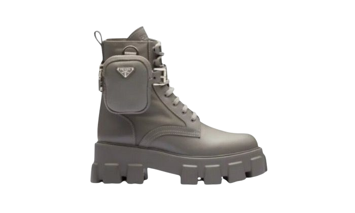STIVALI - PRADA MONOLIGH GRIGIO