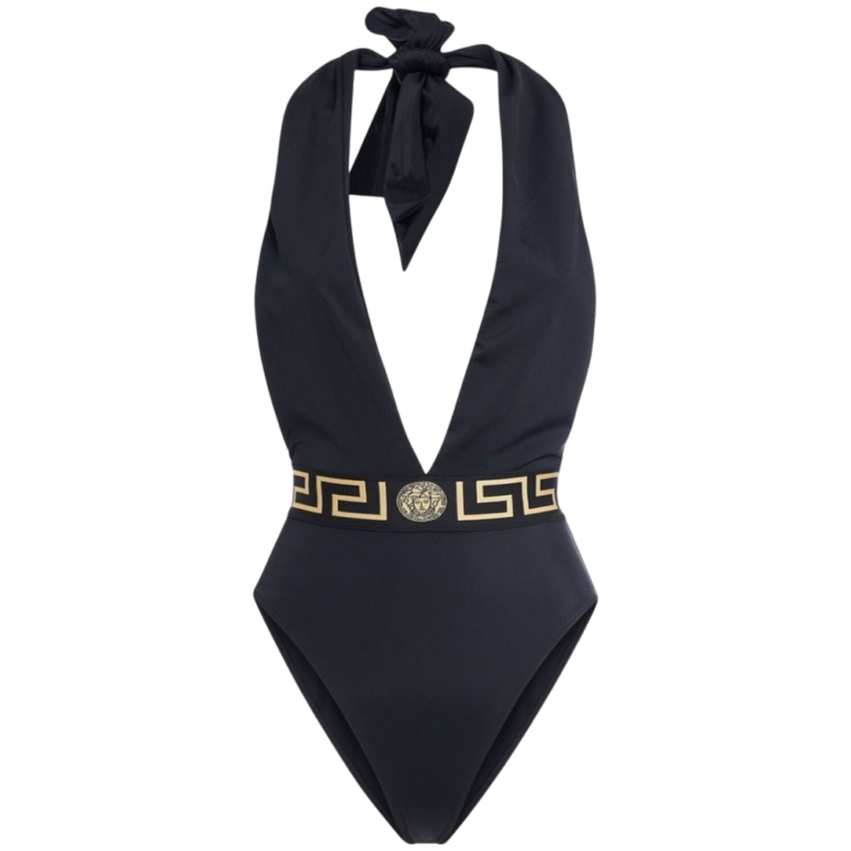 COSTUMI - VERSACE GRECA NERO/MARRONE