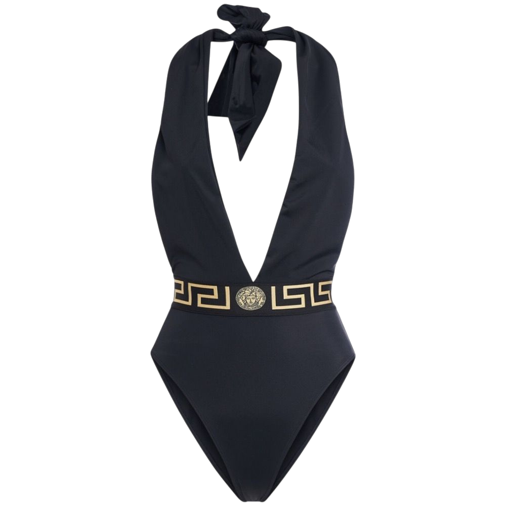 COSTUMI - VERSACE GRECA NERO/MARRONE