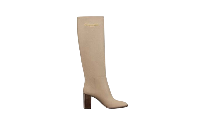 STIVALI - DIOR CON TACCO D-TOWN BEIGE